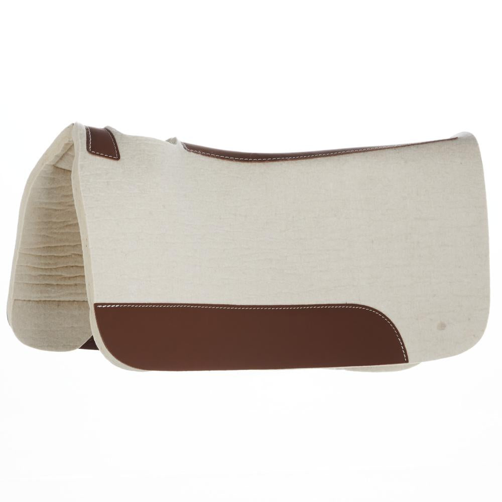 Natural 1in 31x30 Felt Roper Saddle Pad