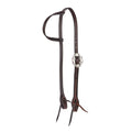 Heavy Oiled Rope Tooling Floral Single Ear Headstall