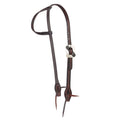 Heavy Oiled Rope Tooling Silver Bar Double Buckle 5 8 Inch Single Ear Headstall