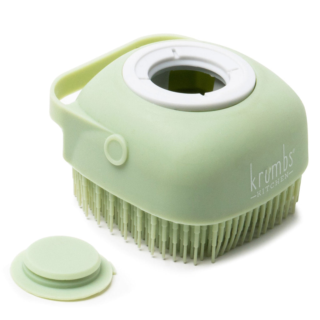 Krumbs Kitchen Silicone Dish Scrubber - Green