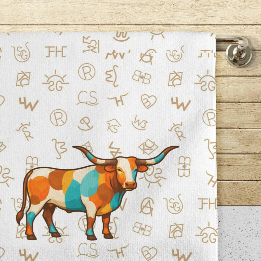 Baha Ranch Set of 4 Minimalistic Cowboy Western Cattle Brands