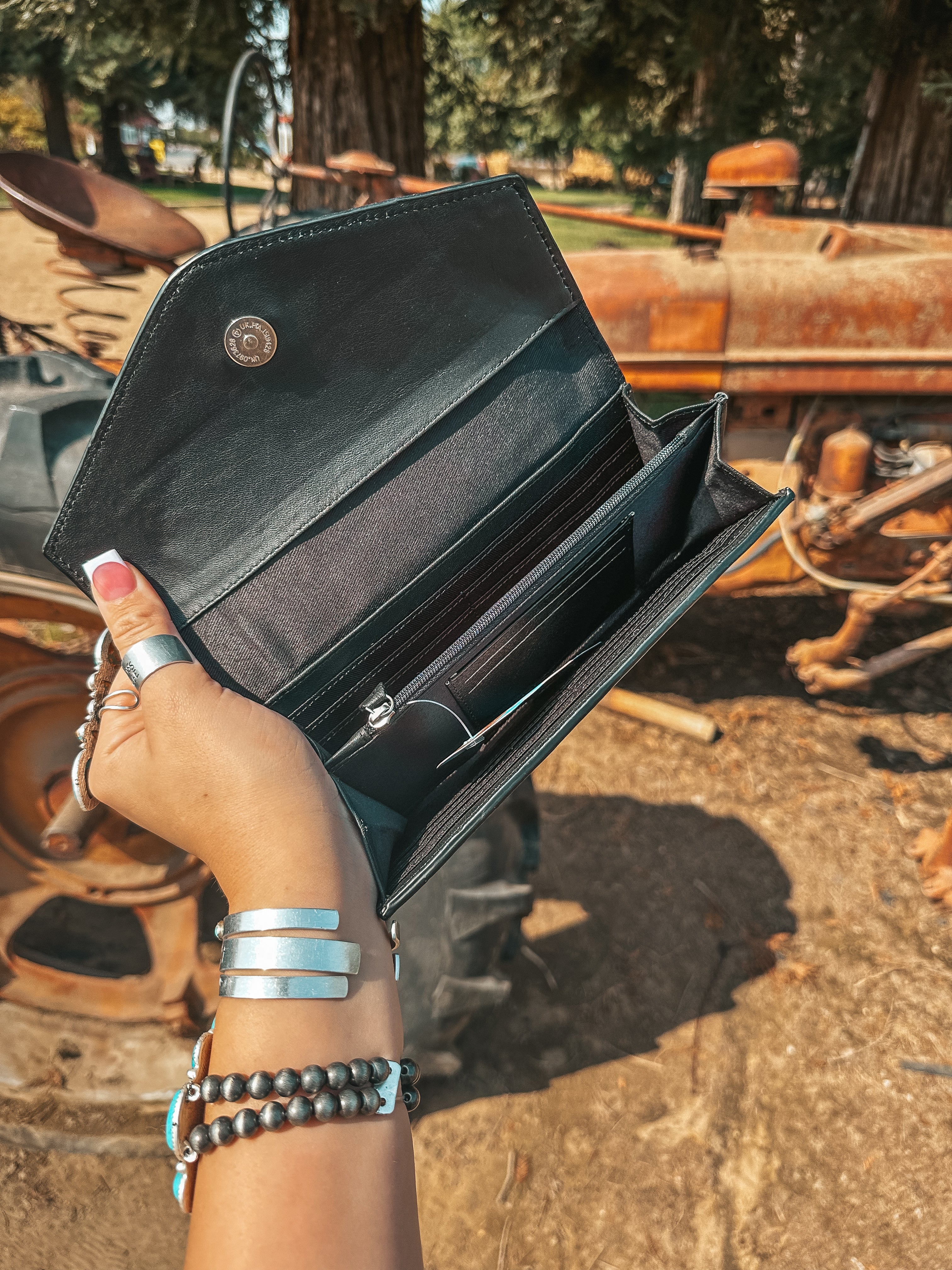 The Turquoise Tooled Beauty Wallet