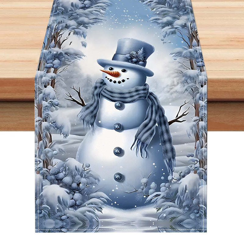 Christmas Snowman Table Runner