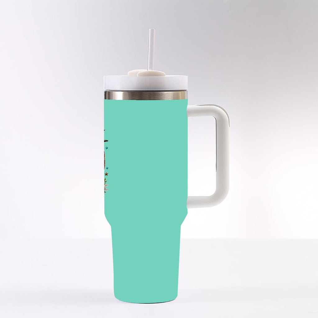 Can't Be Tamed – 40 oz Western Turquoise Tumbler
