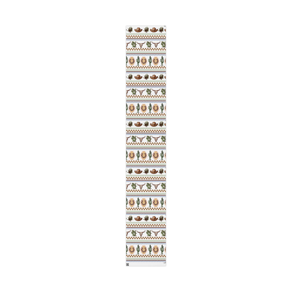 Western Holiday Wrapping Paper