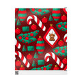 Candy Canes & Highland Cheer Christmas Wrapping Paper