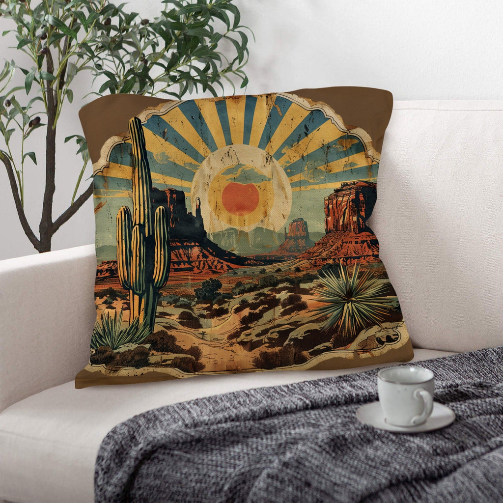Baha Ranch Southwestern Desert Pillow Case