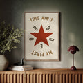 Rodeo Star Western Quote Print