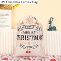 Christmas Bag New Year Christmas Canvas Gift Bag