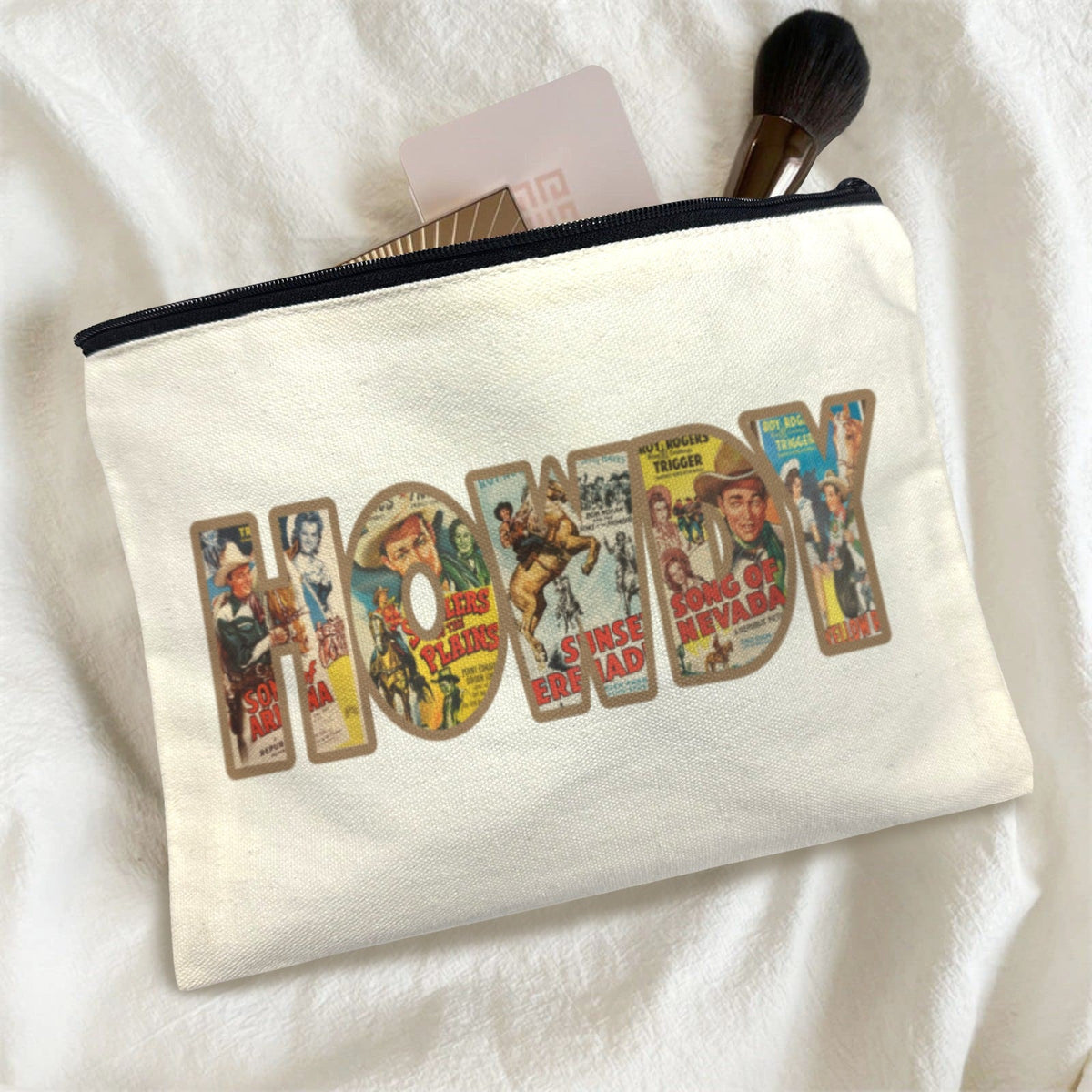 Baha Ranch Vintage Howdy Cosmetic Bag Pack of 5