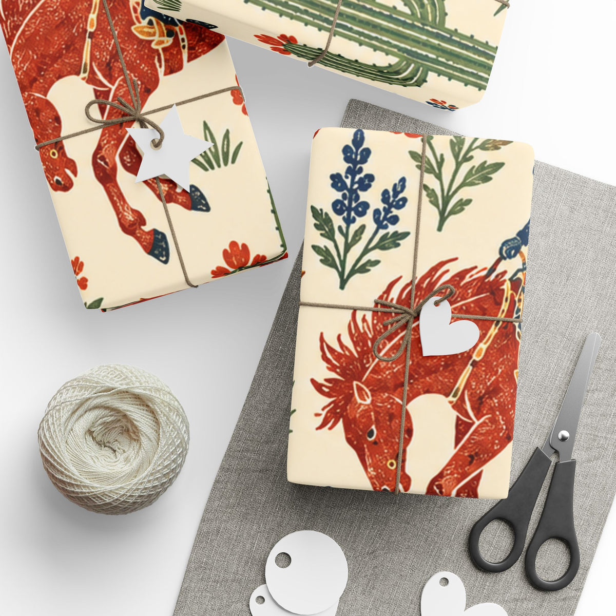 Desert Bronc Rodeo Wrapping Paper