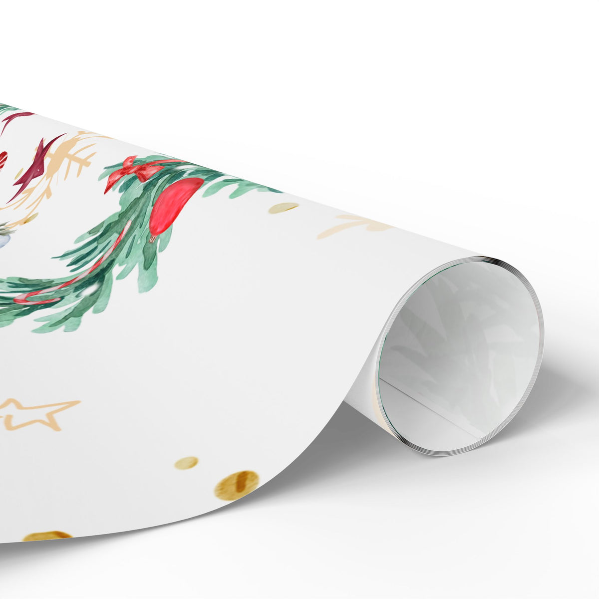 Snowmen & Evergreen Wishes Christmas Wrapping Paper