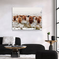 Highland Cows Canvas Wall Art
