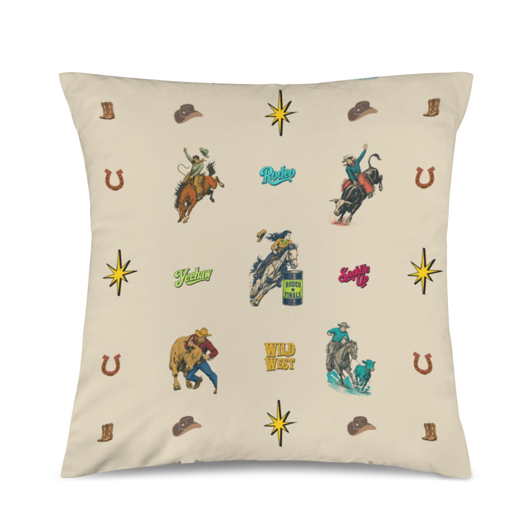 Baha Ranch The Last Round Up Throw Pillow