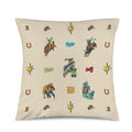 Baha Ranch The Last Round Up Throw Pillow