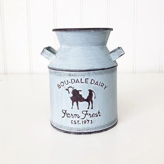 Decorative Milk Cans - Antique Metal