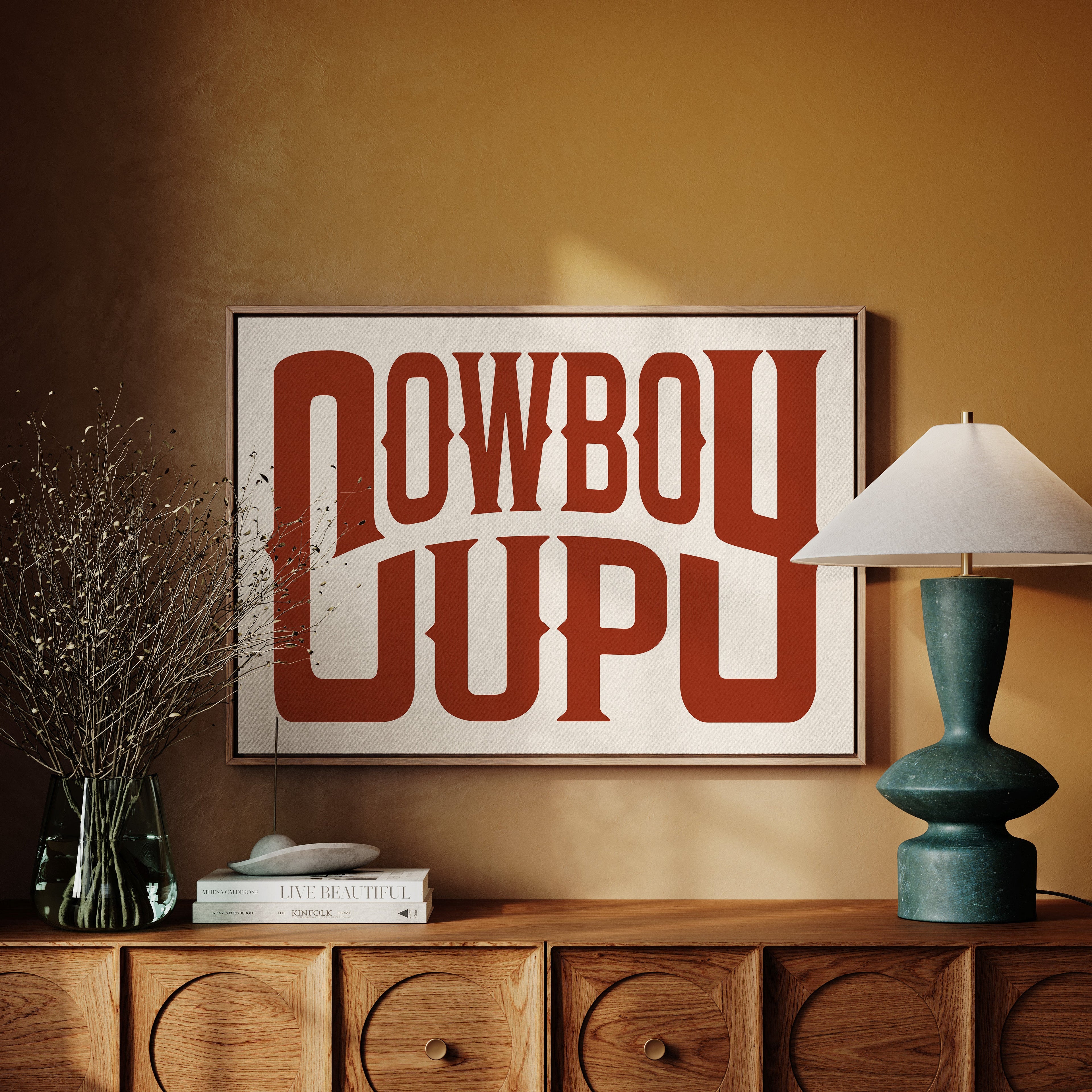Cowboy Up Bold Western Typography