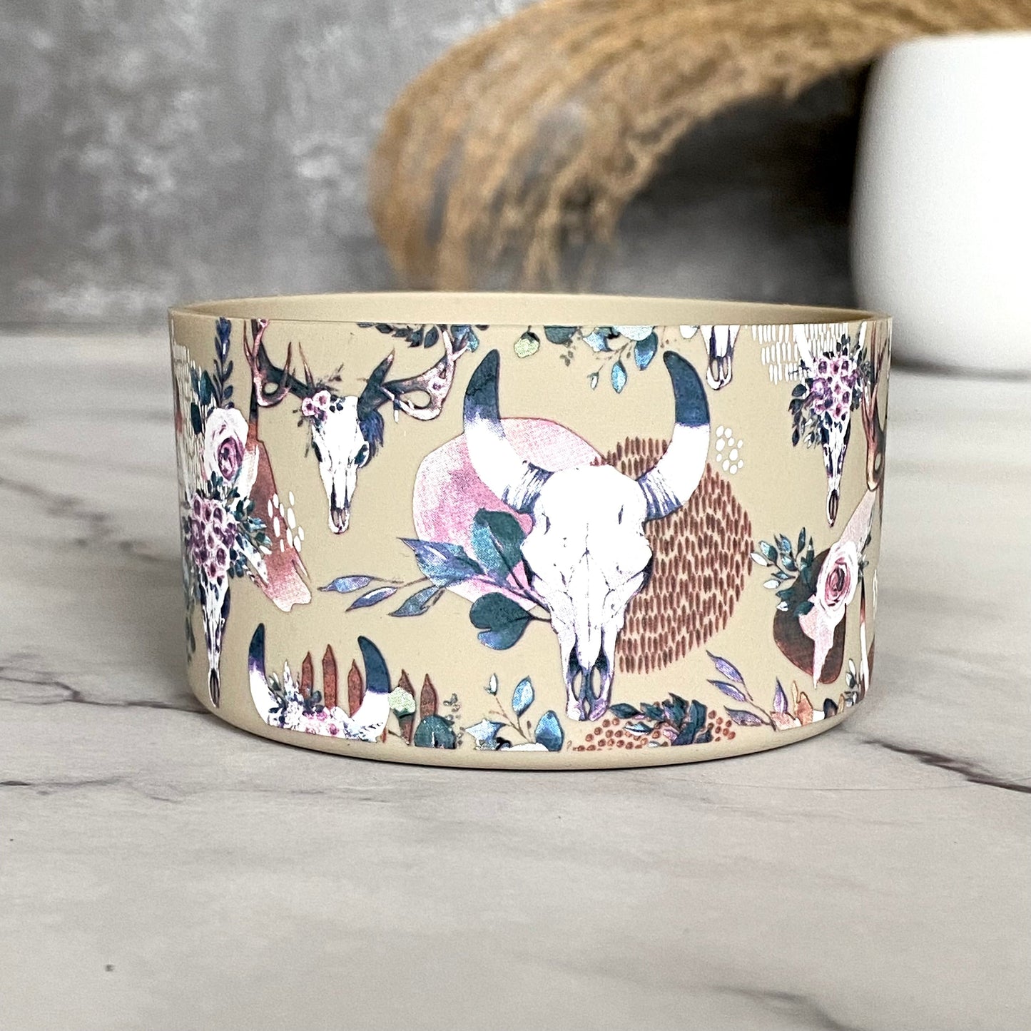 BOHO ANTLER  Boot  Brown floral
