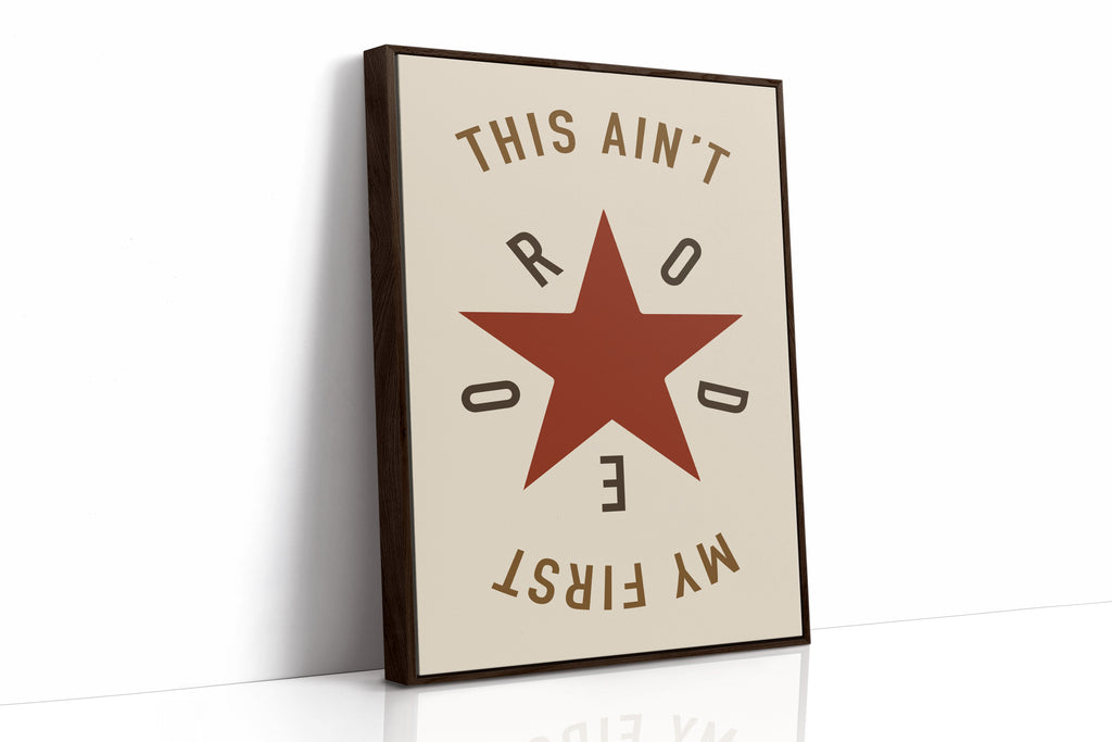 Rodeo Star Western Quote Print