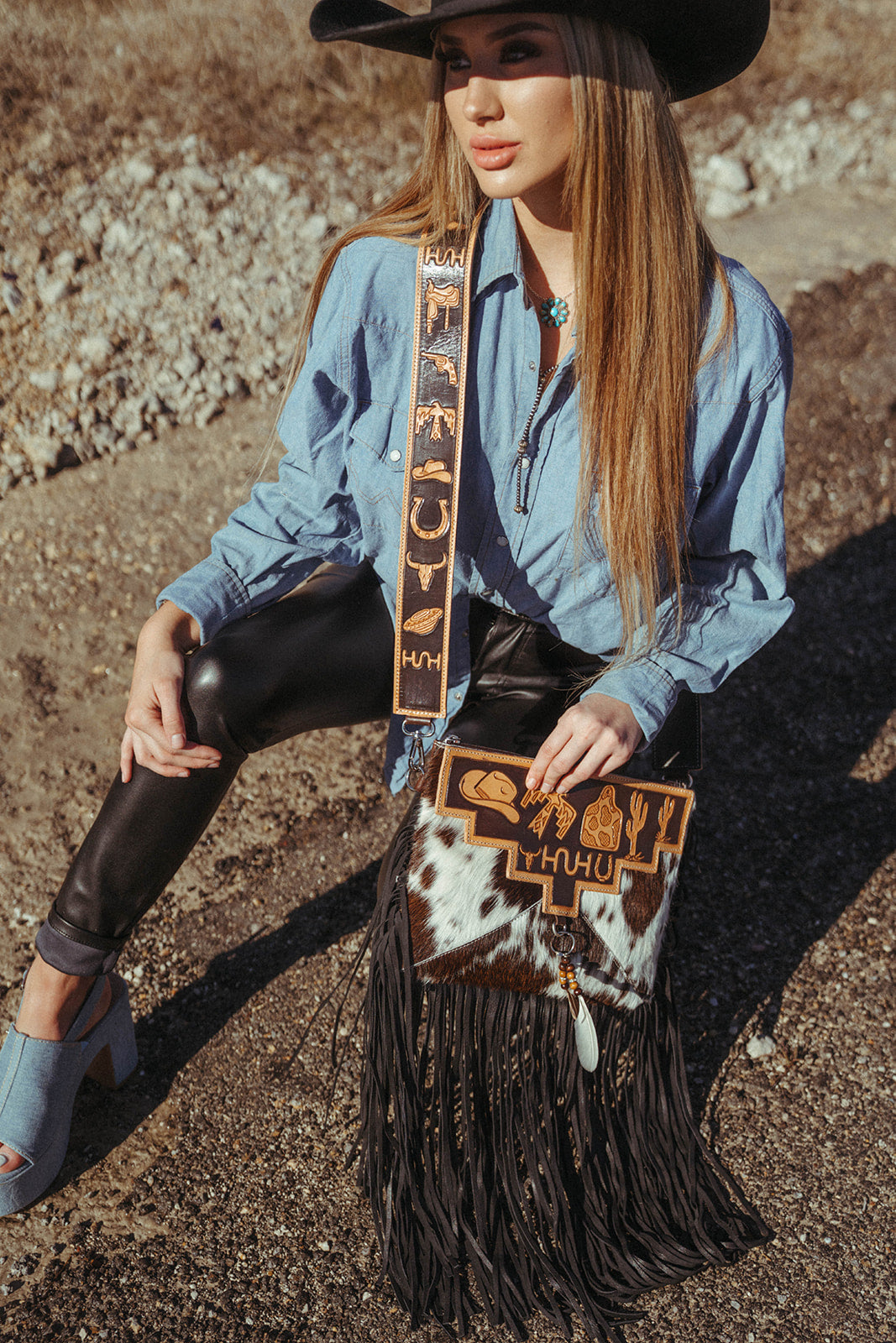 The Western & Branded Crossbody