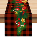 Christmas Candy Cane Table Runner