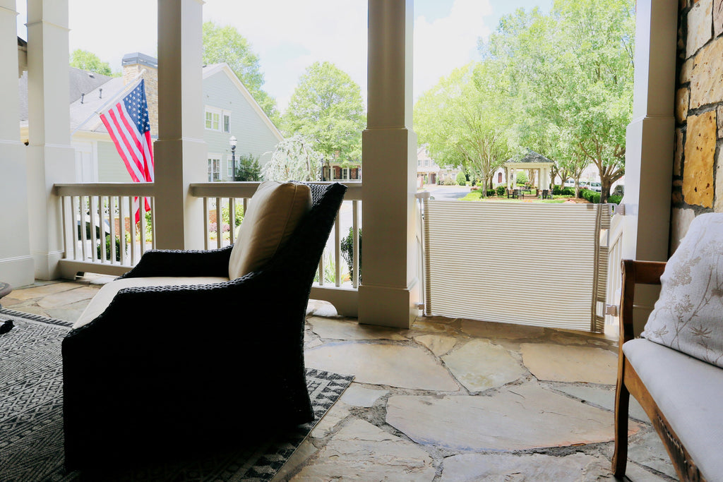 Oil Waxed Canvas Pet Safety Gate
