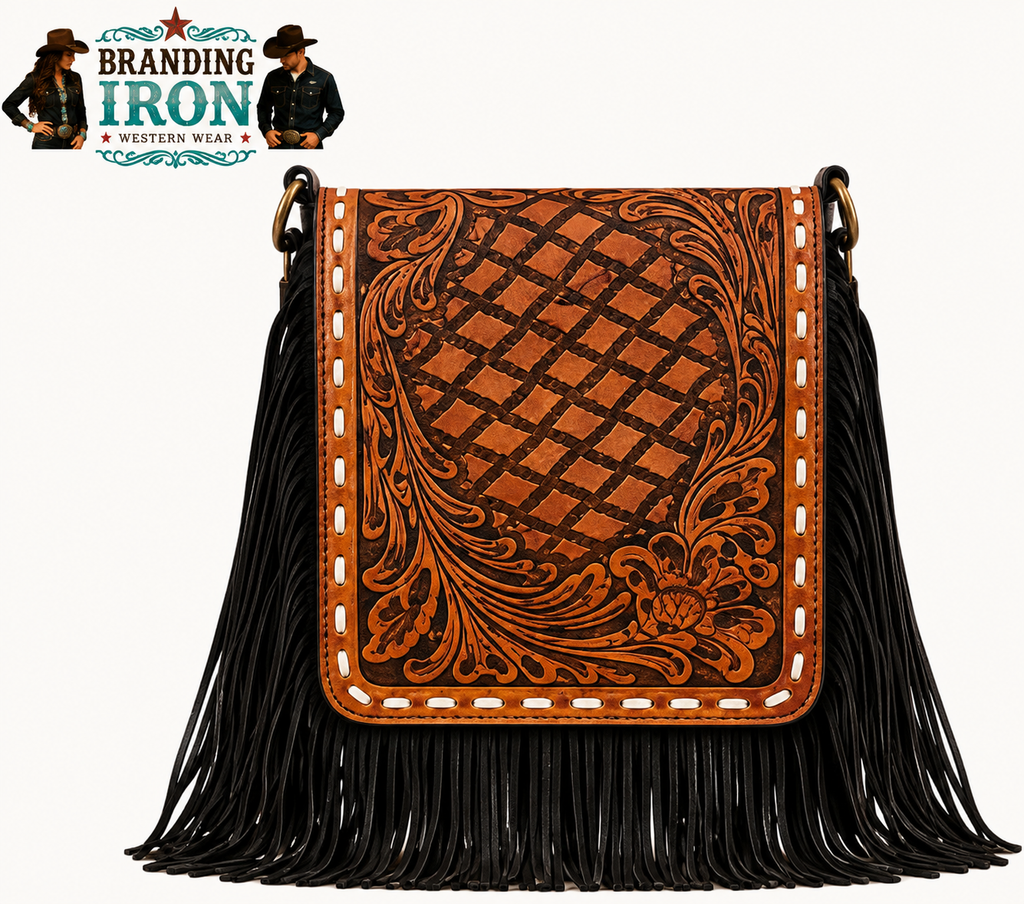 Cody Crossbody Purse | Genuine Leather Western Crossbody