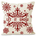 Christmas red ball pillow cover Christmas holiday