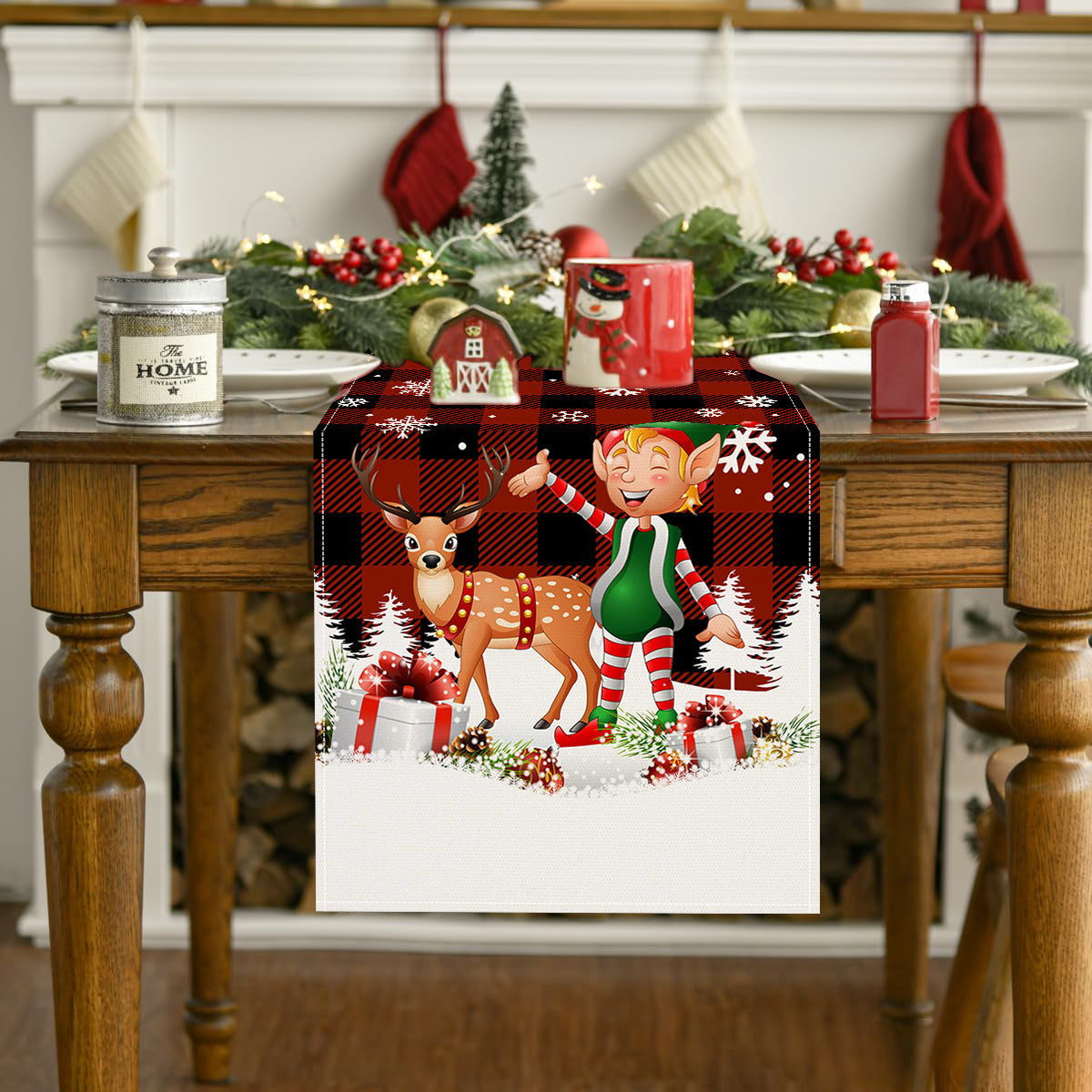 Christmas Elf Table Runner