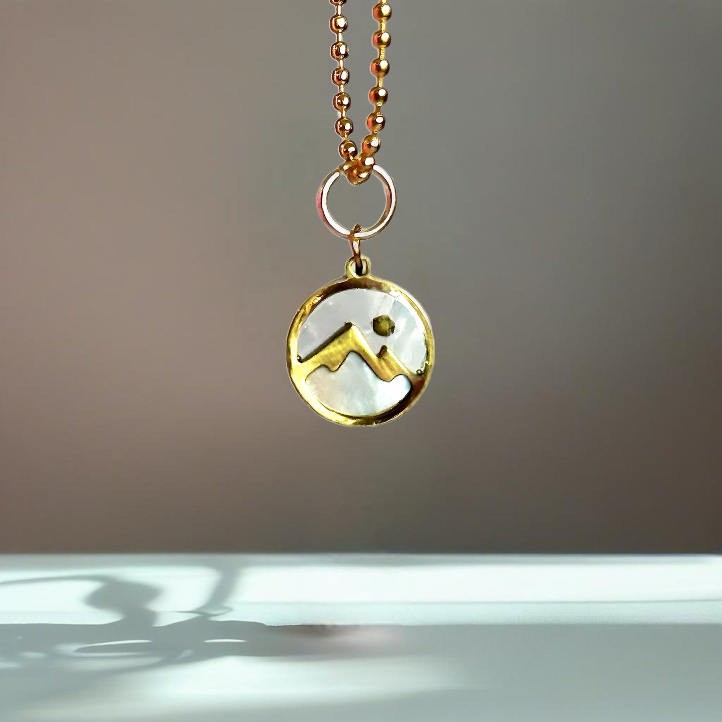 Faith Moves Mountains Charm - Tumbler Handle Charm