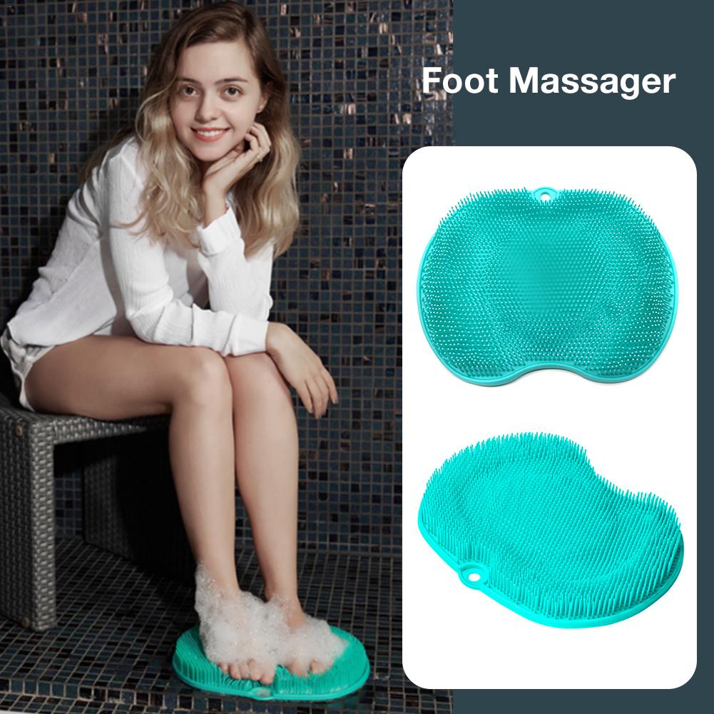 Shower Foot Massager Scrubber Cleaner Washing Massage Tools Pad Mat Cleaning Brush