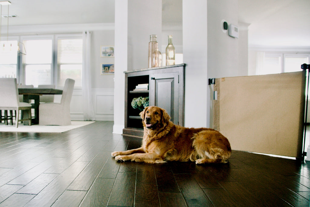 Oil Waxed Canvas Pet Safety Gate