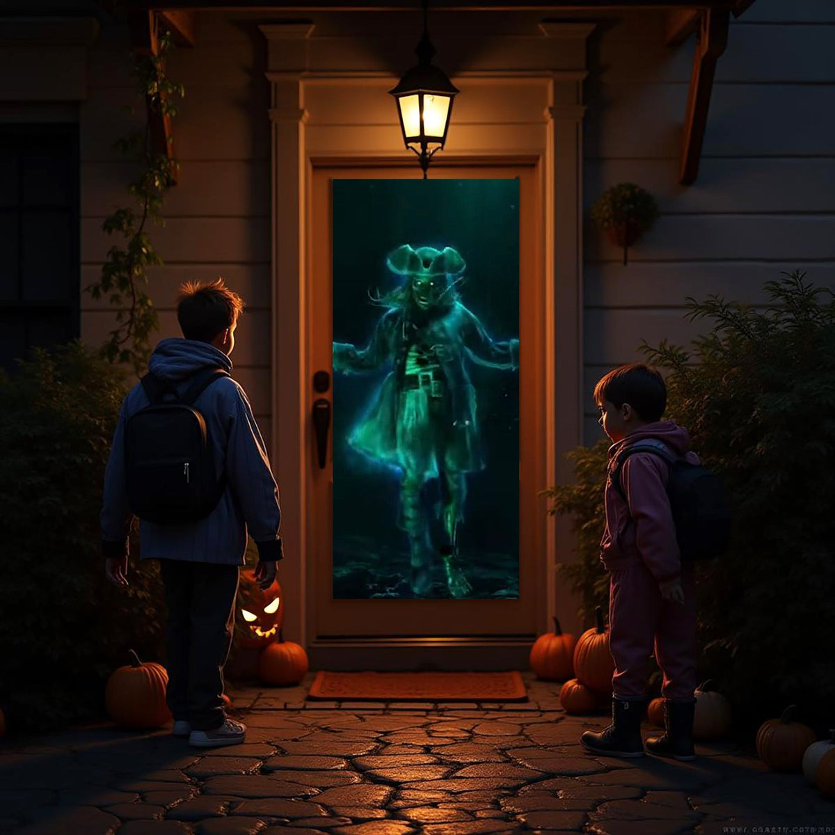 Halloween Hollusion Digital Decoration on USB