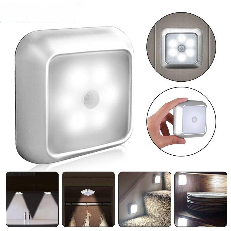Wireless LED Pair Lamps with Motion sensor night lights lamp bedroom water closet Cabinet Corridor  Stairwell  Entrance battery lights