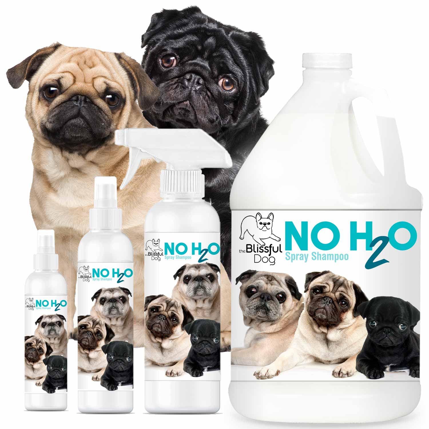 H20 Spray Pet Shampoo