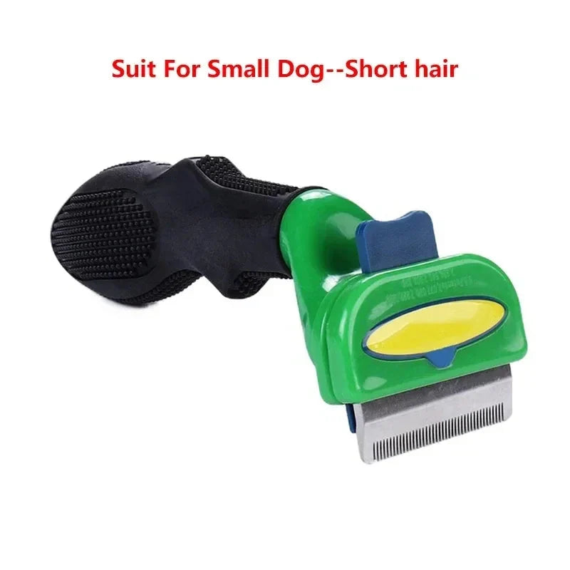 Cat & Dog Hair Removal Comb – Professional Grooming Brush for Shedding Control, Massage & Cleaning | Stainless Steel Deshedding Tool