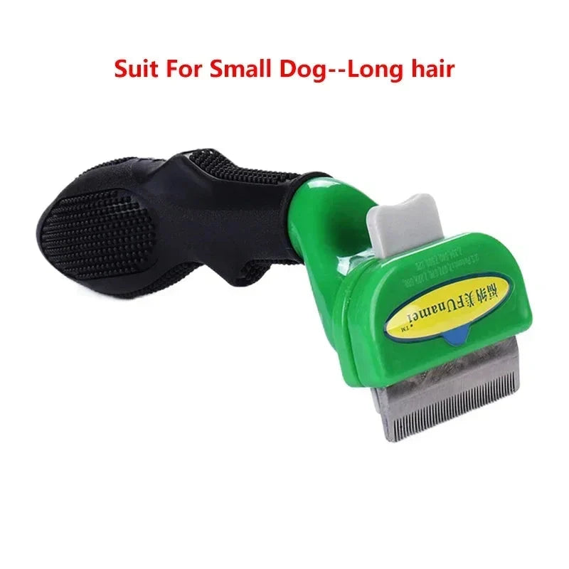 Cat & Dog Hair Removal Comb – Professional Grooming Brush for Shedding Control, Massage & Cleaning | Stainless Steel Deshedding Tool