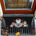 Halloween Clown Horror Theme Doormat Manhole Cover Design Mat