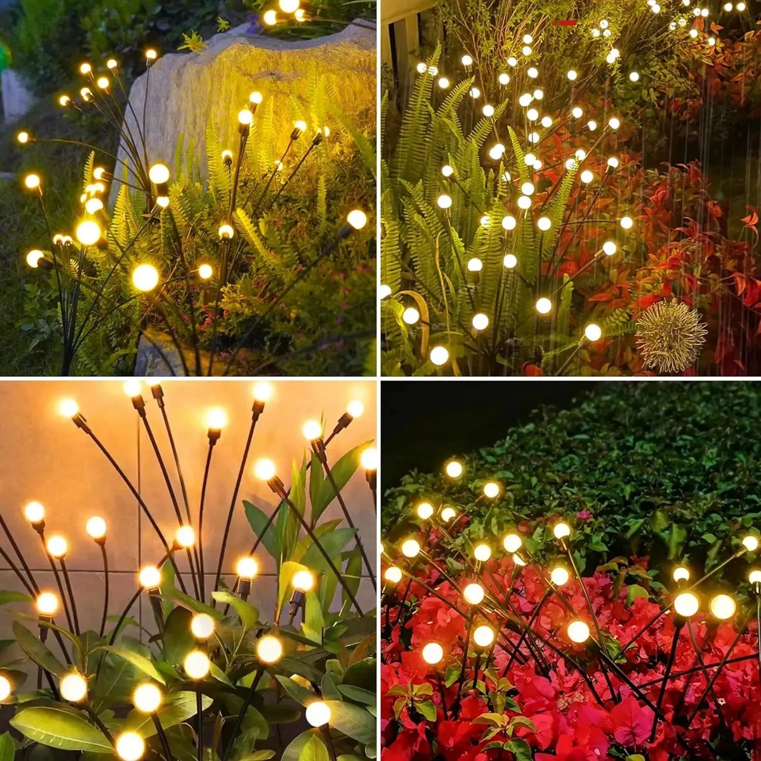 Upgraded Solar Firefly Garden Lights – Outdoor Waterproof Decorative Lights