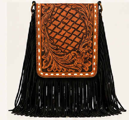 Cody Crossbody Purse | Genuine Leather Western Crossbody