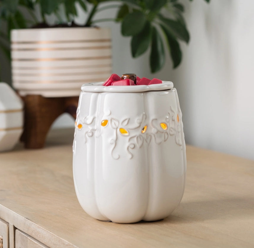 Illumination Fragrance Warmer- Ghost White Pumpkin