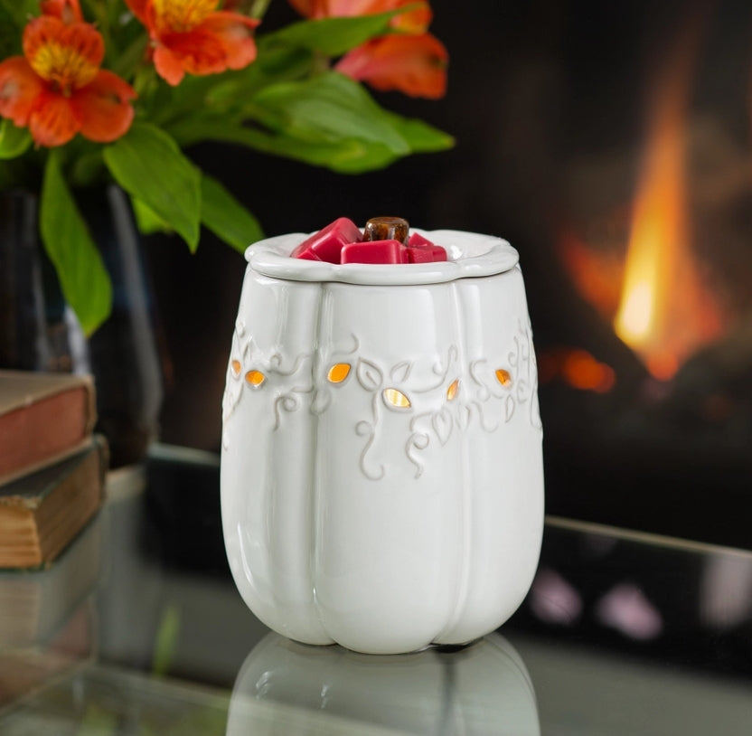 Illumination Fragrance Warmer- Ghost White Pumpkin