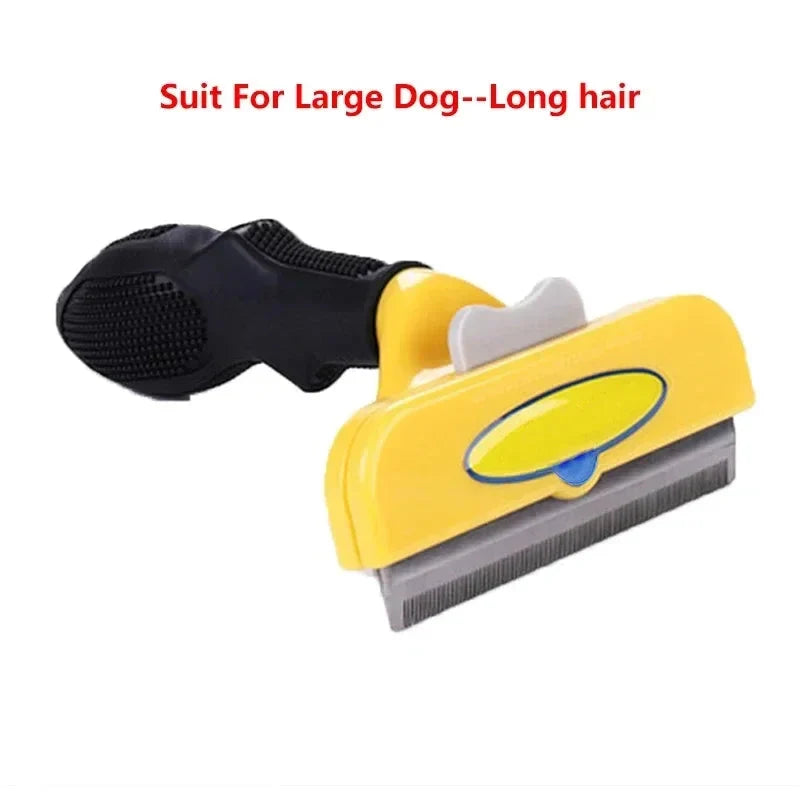 Cat & Dog Hair Removal Comb – Professional Grooming Brush for Shedding Control, Massage & Cleaning | Stainless Steel Deshedding Tool