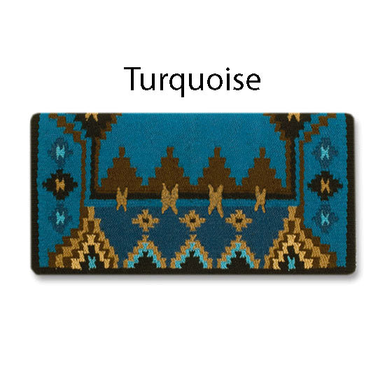 Enchanted Pines 38x34 New Zealand Wool Saddle Blanket GREY