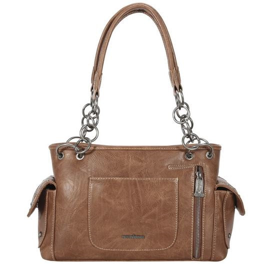 Western Elegance Tooled Leather Purse