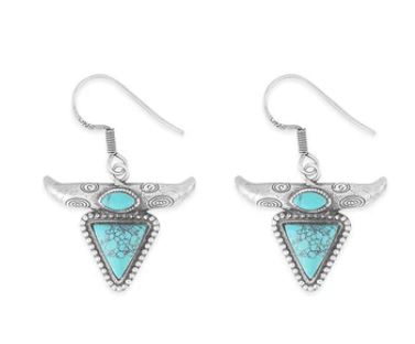 Desert Heart Turquoise Necklace and Earring Set