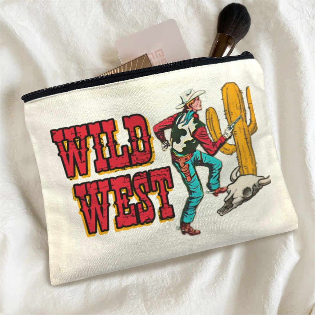 Baha Ranch Wild West Cowboy Cosmetic Bag Pack of 5