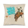 The Last Roundup Wild West Throw Pillow Cover
