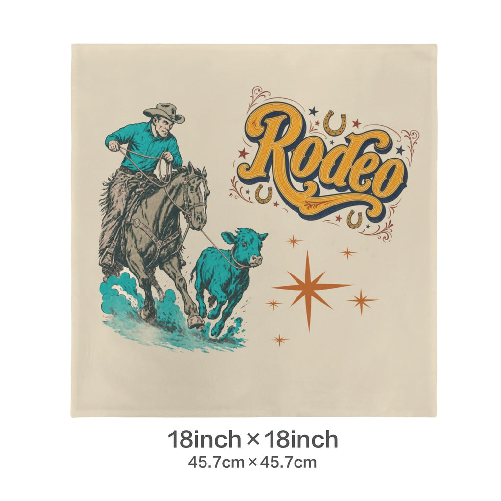Baha Ranch The Last Roundup Throw Pillow Cover