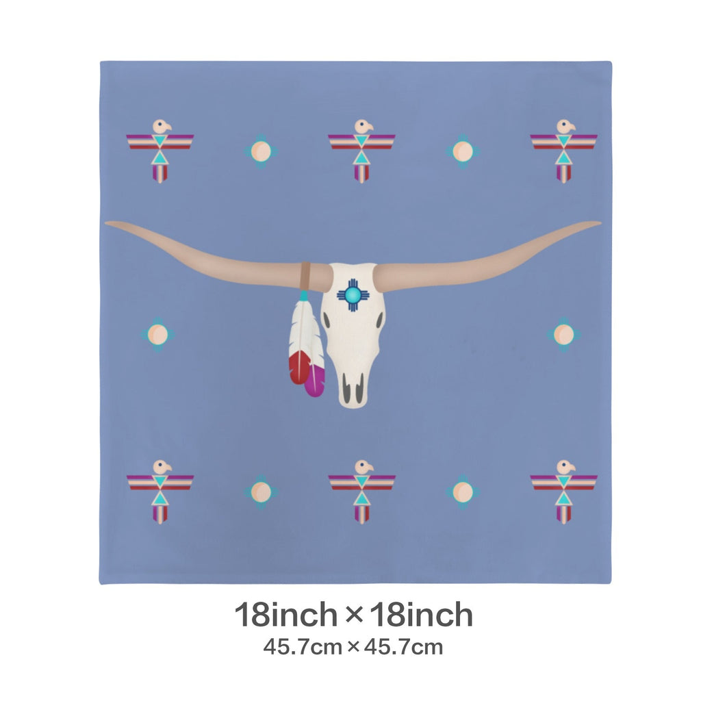 Baha Ranch Velvety Soft Southwest Longhorn Zia Pillow Cover